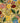 Lt. Mustard SG4 Native Floral Cotton Fabric