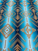 Native Pattern Thunderbird Cotton Fabric