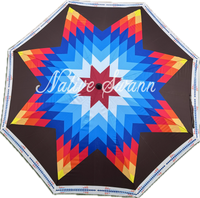 Native Star Quilt Design Umbrella