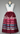 Burgundy Butterflies Overlay Satin Ribbon Skirt