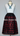 Black+Black+Red Floral Overlay Satin Ribbon Skirt