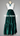 Hunter Green 3 Tier Velvet Skirt