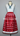 Reds Florals Overlay Satin Ribbon Skirt
