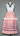 Lt. Pink Floral Overlay Satin Ribbon Skirt