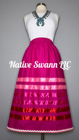 Sweet Heart Solid Cotton Ribbon Skirts w/ Pockets