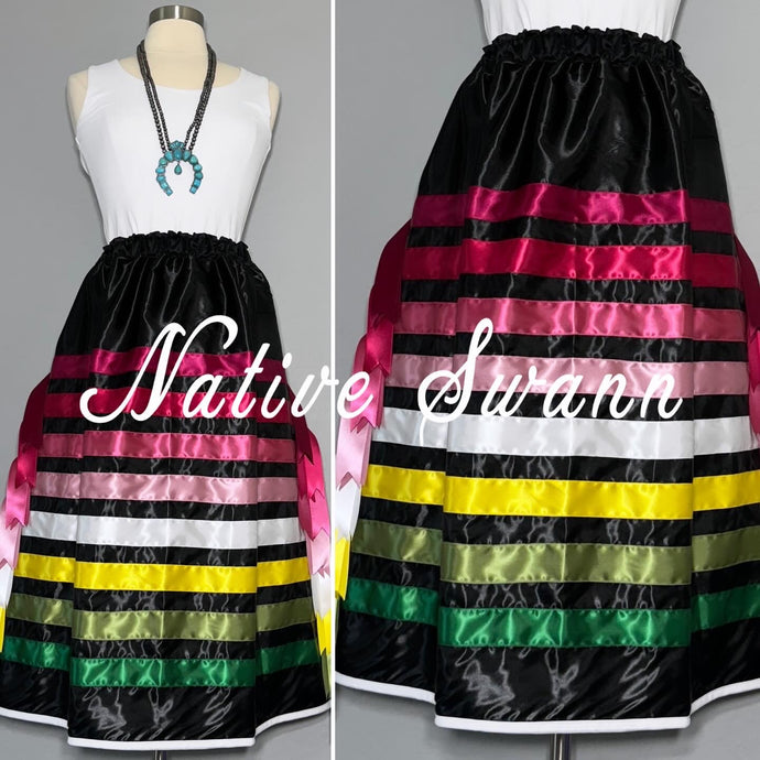 Ribbon Skirt, 100% Cotton, All sizes, Indigenous made, Custom Orders, – I  am L`nu