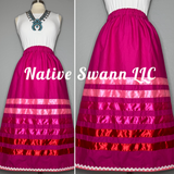 Sweet Heart Solid Cotton Ribbon Skirts w/ Pockets