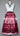 Burgundy + Pink Floral Overlay Satin Ribbon Skirt