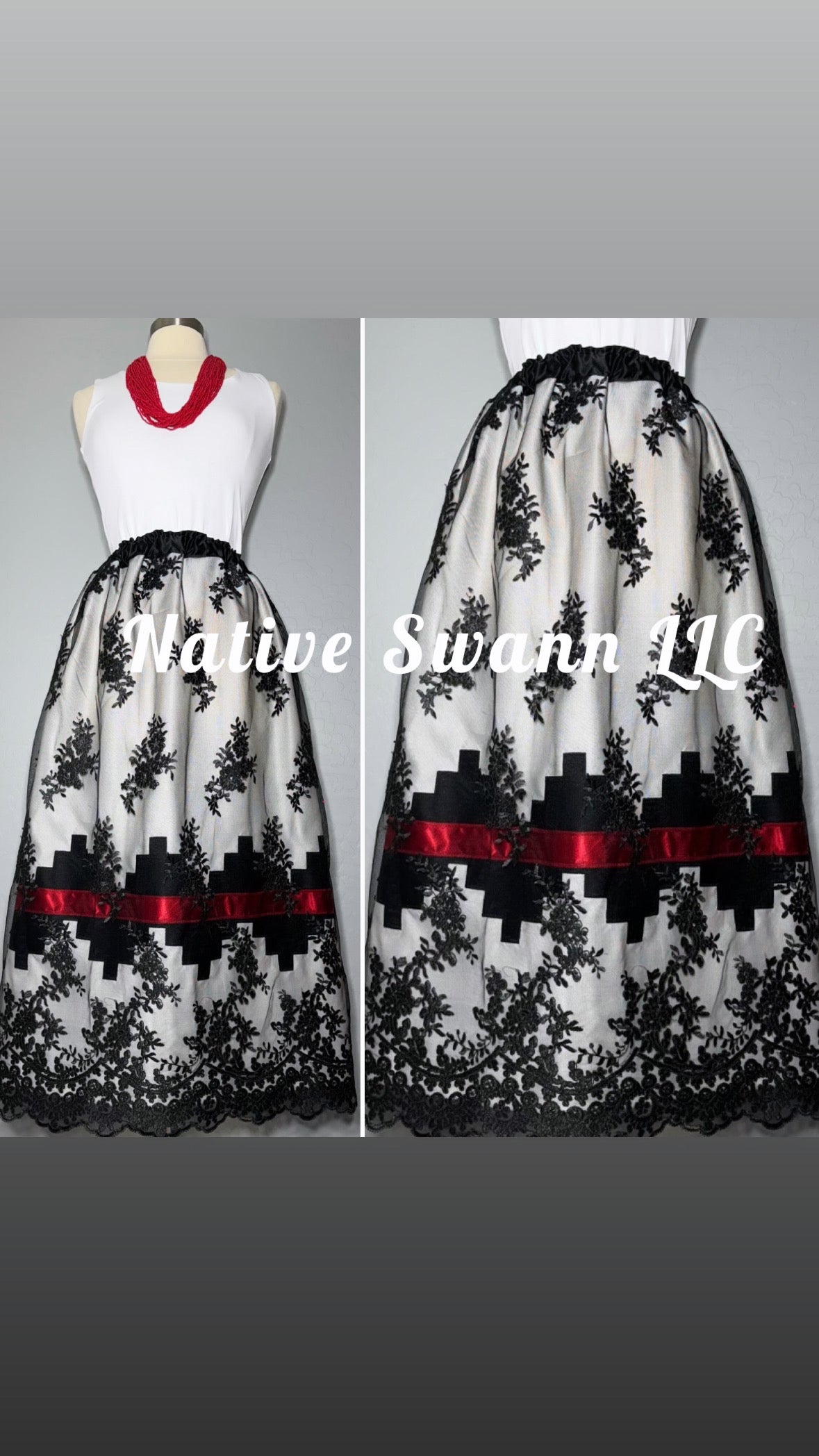 Navajo Wedding Basket Skirt