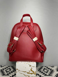 Red-Blue-Black Native Design Mini-Backpack