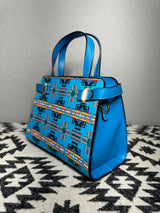 Turquoise Native Design Mini-Purse