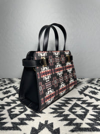 Black Native Design Mini-Purse