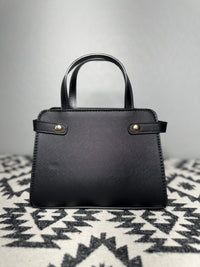 Black Native Design Mini-Purse