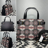 Black Native Design Mini-Purse