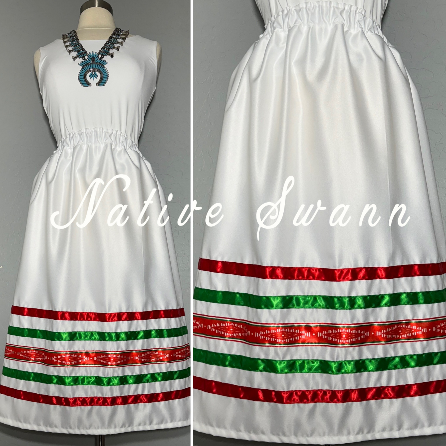 Sash Ribbon Skirt W/ Pockets